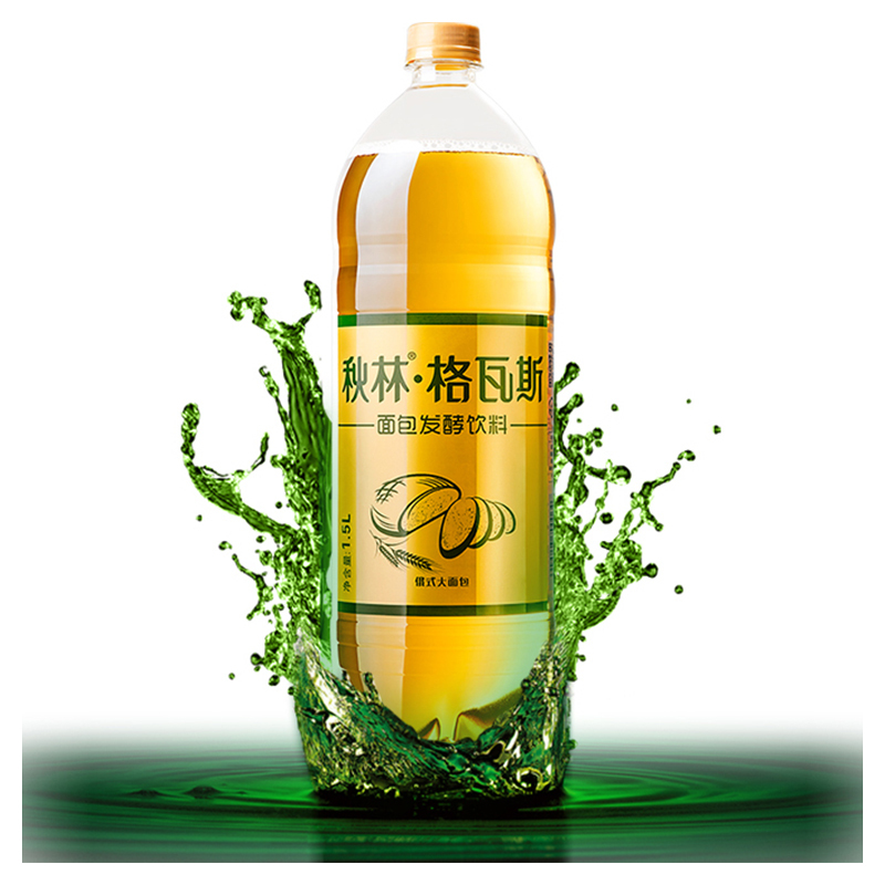 [苏宁超市]秋林格瓦斯 面包发酵饮料 1.5L*6瓶 整包