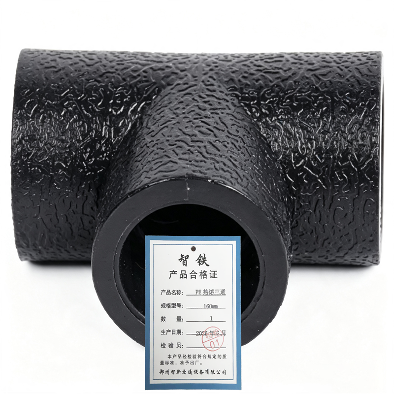 智铁 PE热熔三通 160mm 个高清大图