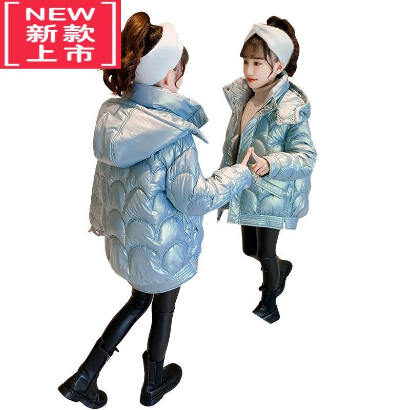 可莉允女童羽绒棉外套2022新款中大童女装儿童冬装加厚棉服12岁洋气棉衣图片
