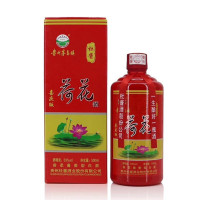 贵州茅台镇 杜酱荷花酒 53度香柔酱香型白酒 纯粮食高粱酒 红瓶500ml*6瓶整箱装
