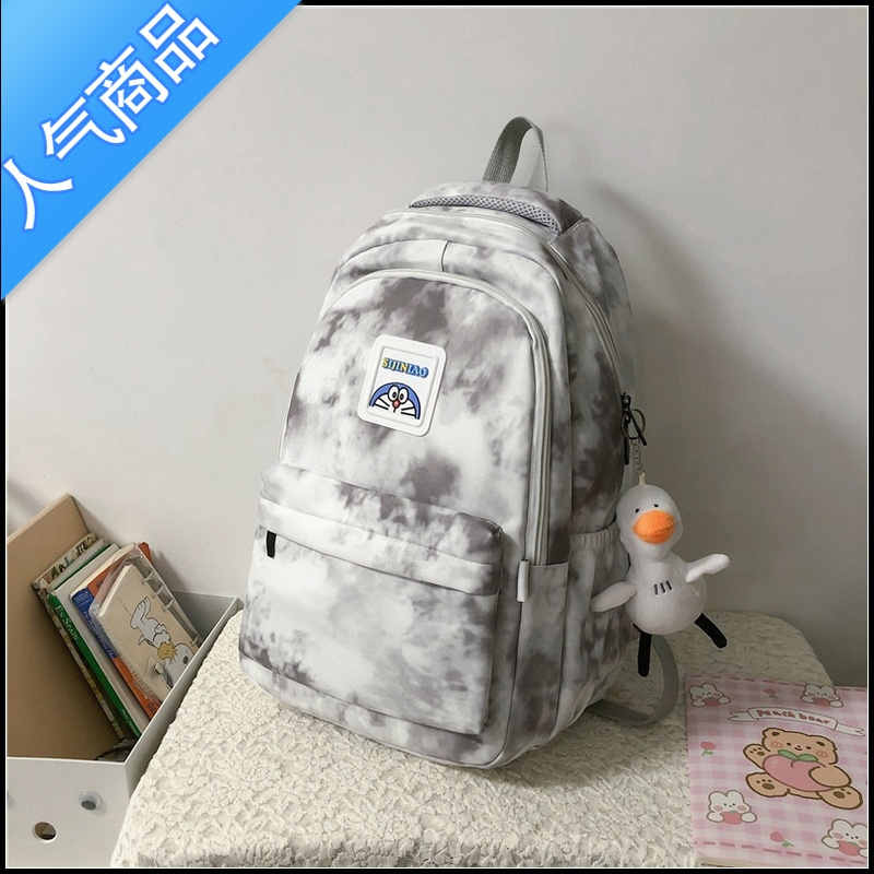 封后减负护脊 大容量中学生初中生书包女高中生少女2021新款双肩背包学生书包