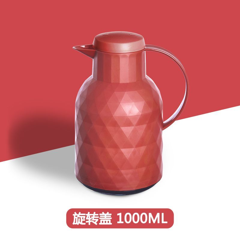 乐唯诗 保温水壶家居保温壶结婚一对红色保温壶多款式开水瓶暖壶 珊瑚粉#[普通款]1.6升高清大图