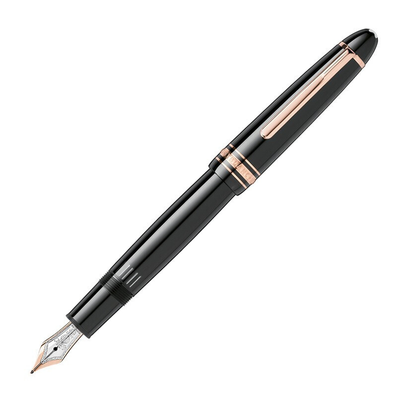 万宝龙(Montblanc)大班系列镀玫瑰金墨水笔豪华款112669/146玫瑰金钢笔