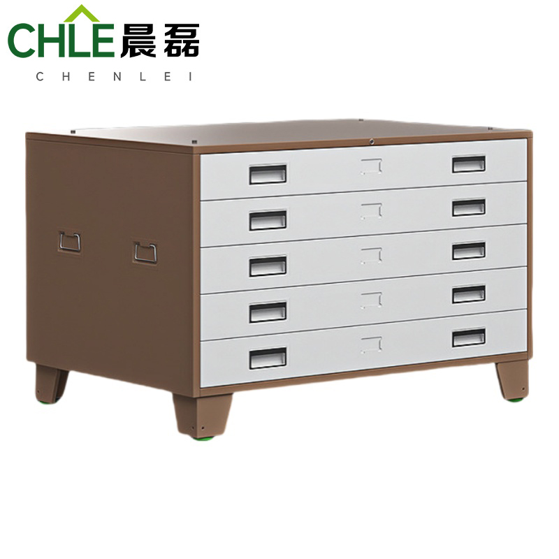 晨磊 图纸柜 咖色单节(0号) 台高清大图