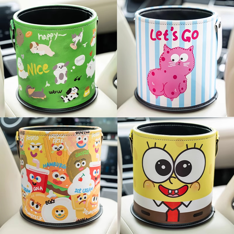 chanyoung 新款车载垃圾桶汽车内用副驾驶防水 个高清大图