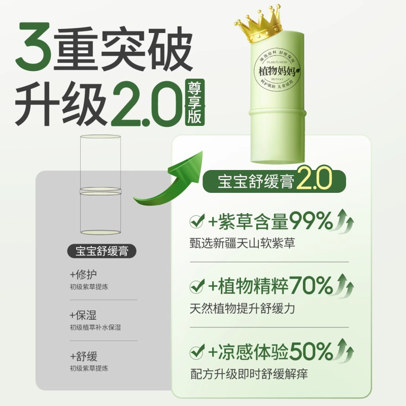 紫草舒缓膏(2支装+驱蚊液100ml)蚊虫消包婴儿宝宝蚊虫叮咬婴幼儿儿童驱蚊止痒消肿舒缓专用