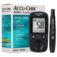 罗氏血糖试纸100片家用德国进口罗康全活力型血糖仪试纸家用测试仪试纸 血糖仪+100片试纸+采血针+送酒精