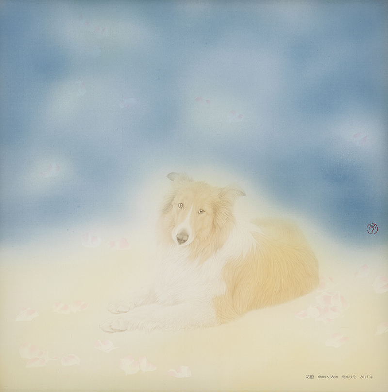 [醉染正版]罗翔工笔花鸟画精品集 当代工笔画唯美新视觉 工笔花鸟画扇面临摹鉴赏专业美术爱好者绘画技法画法 初学者入门基础高清大图