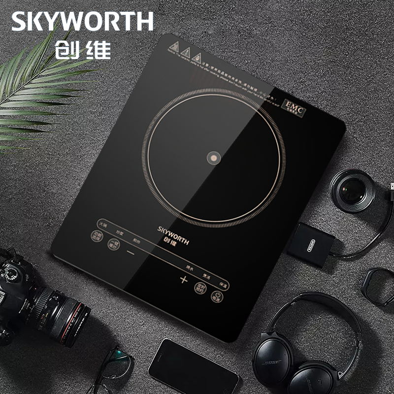 创维(SKYWORTH) C131 额定功率:2200W 尺寸:350*280*65mm 电磁炉(计价单位:台) 黑色高清大图