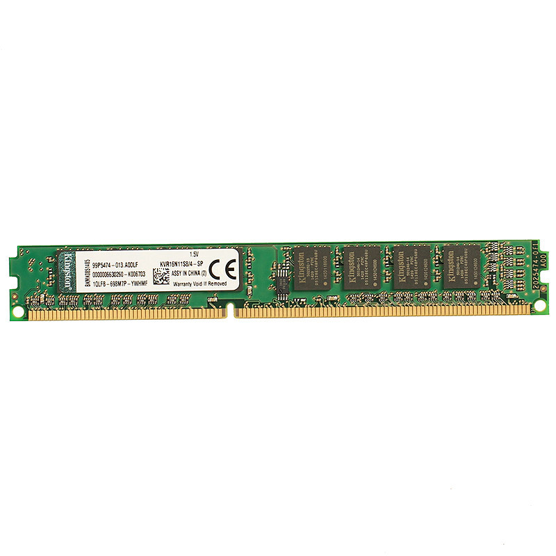 金士顿 (Kingston) KVR DDR3 1600 4GB 台式组装机电脑内存条