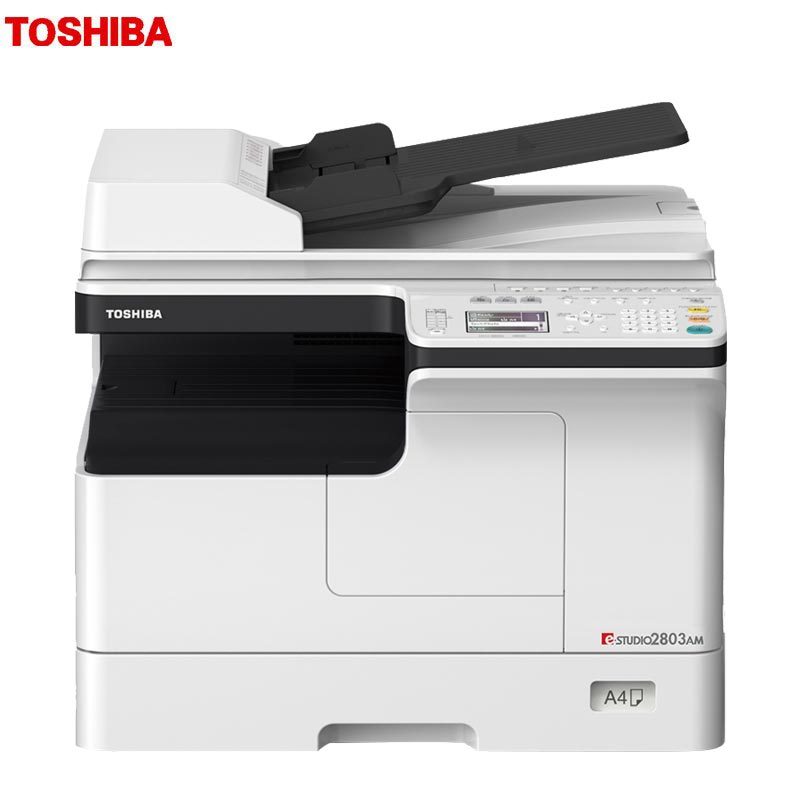东芝(TOSHIBA)A3黑白数码复合机e-STUDIODP-2803AM(白色) 打印复印扫描(主机+双面输稿器)