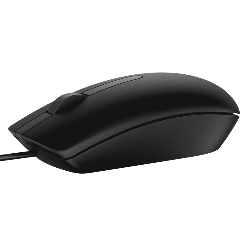 戴尔(DELL)MS116鼠标 家用/商务/办公/笔记本/台式机/一体机 人体工学 USB接口即插即用 黑色