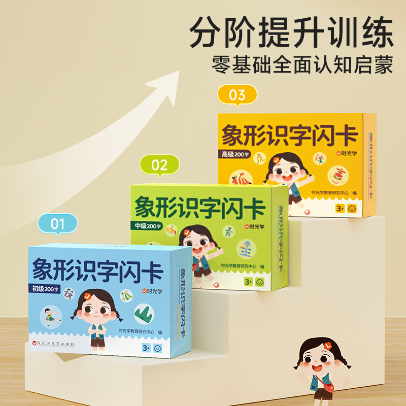 中级象形识字闪卡 [正版]幼儿象形识字闪卡幼儿园专注力划消卡儿童小学生图形认知记忆力幼小衔接早教教具基础进阶强化全面均衡高清大图