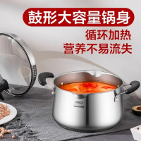 爱仕达(ASD) 22cm汤锅 304不锈钢炖锅可立盖厚底 电磁炉燃气通用 TS22L1Q