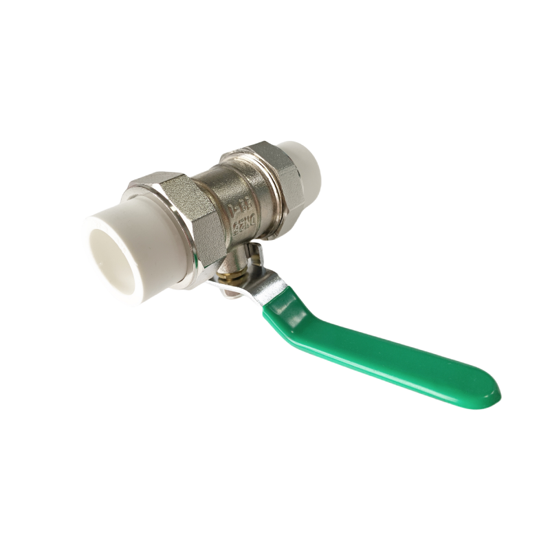 继彬 PPR双活接钢芯球阀20mm 个高清大图