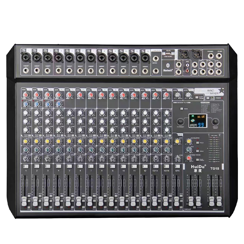 惠度(HuiDu)18路输入两编组输出模拟调音台 TG18(销售单位:台)