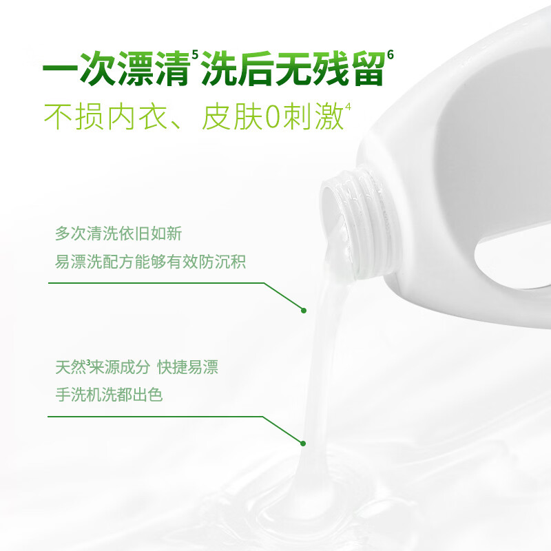 威露士Walch深层去渍洗衣液强力除菌抑味环保浓缩低泡设计高清大图