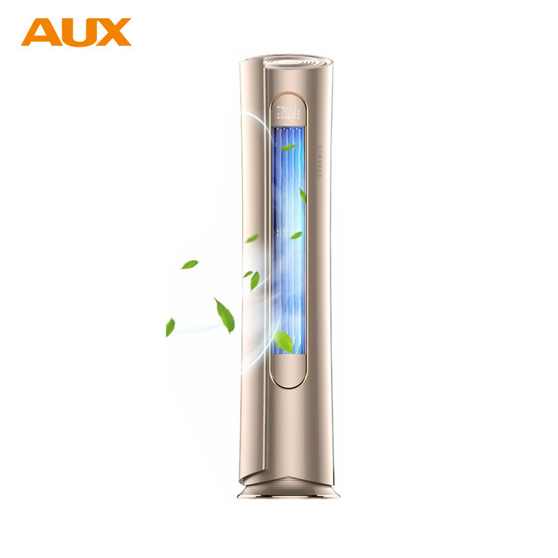 奥克斯空调aux柜机2匹倾国变频冷暖空调一级节能立柜式圆柱空调kfr