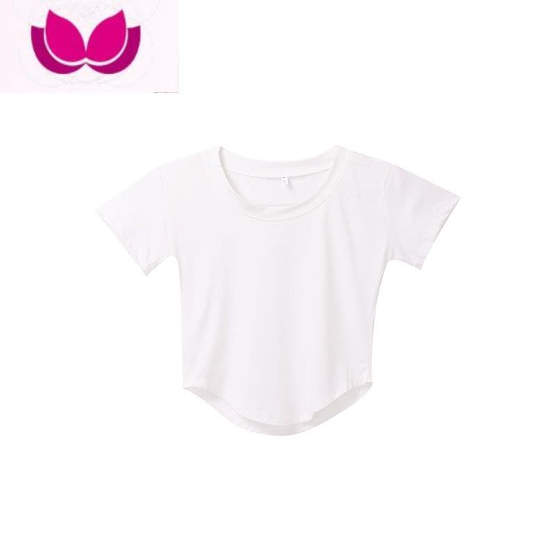 七斓2023夏季设计感小众纯欲风甜辣妹性感u领短袖t恤女不规则短款上衣图片