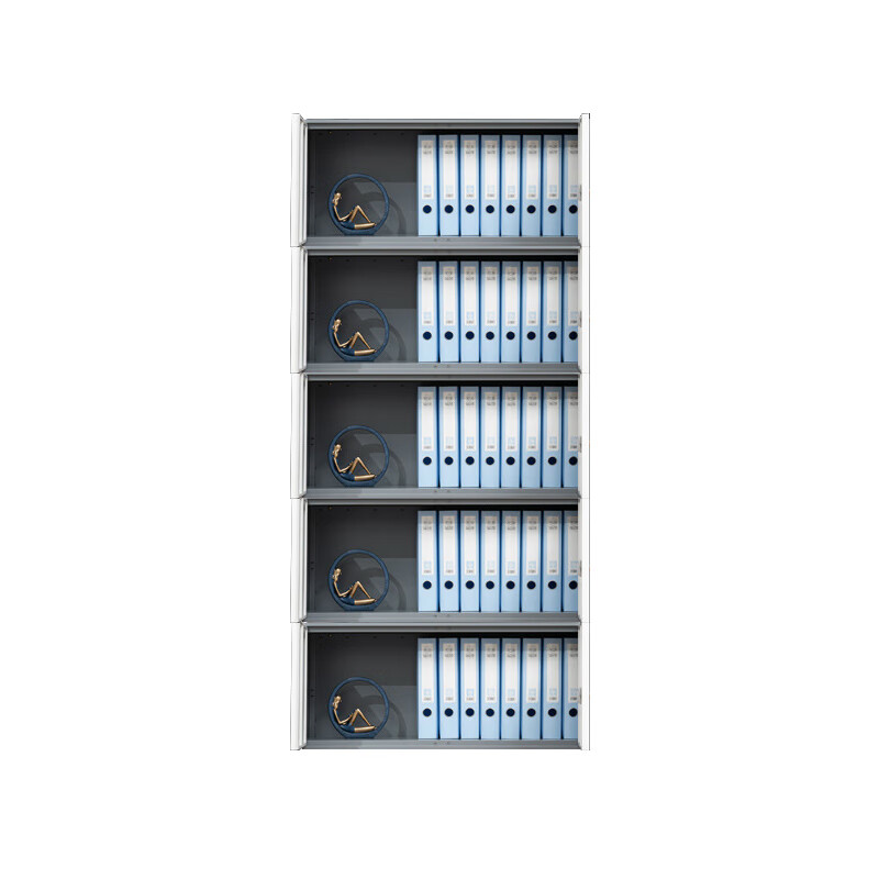 [企诺]文件柜 QNGA09FO-06LPA 900×400×1950mm 钢制 组高清大图