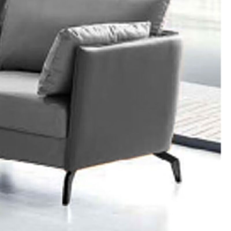 圣斯顿H-825-2 两人位西皮沙发1400*760*750mm(单位:张)灰色高清大图