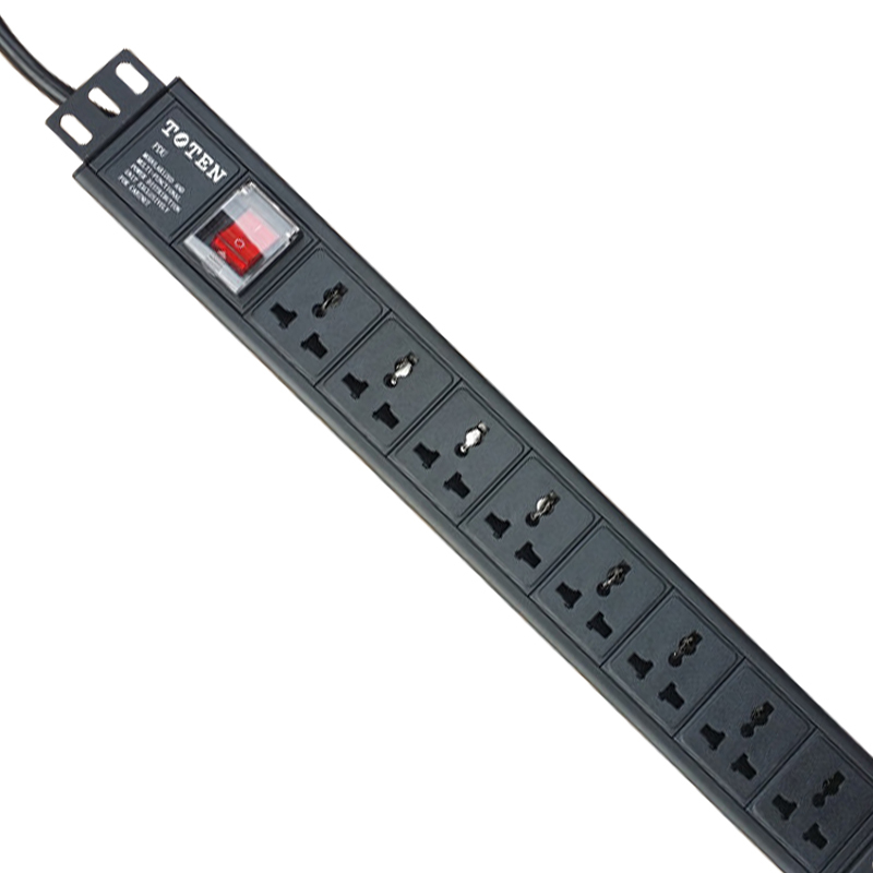 图腾19机柜电源分配器电源插座8位10apdu电源横装