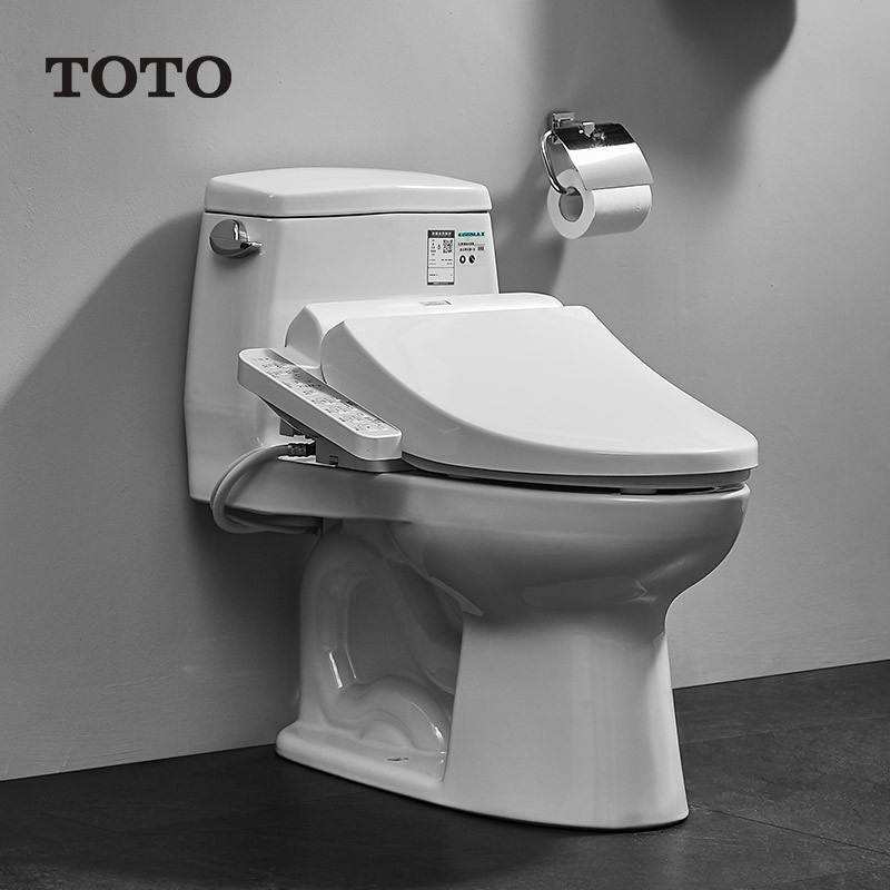 toto卫浴智洁连体坐便器储热式全功能卫洗丽组合套餐cw854sb智能机
