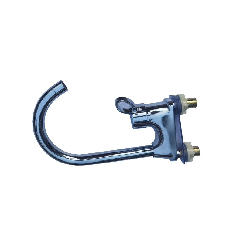 南方卫通 双孔冷热混合水龙头 全铜板凳二联酒杯水龙头 厨卫面盆冷热水龙头 4分NF-018 个高清大图