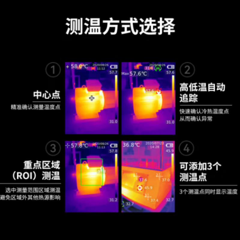 优利德 高清红外热成像仪 工业热像仪 电力故障地暖测漏仪 UTi260B高清大图