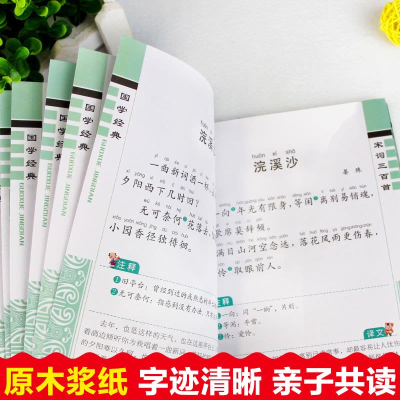 成语故事 [正版]唐诗三百首全集 三字经书千字文弟子规宋词三百首彩图注音版 中华成语故事国学经典幼儿早教启蒙儿童书 小学图片