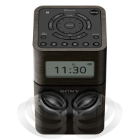 索尼(SONY)SRF-V1BT 蓝牙音箱兼FM/AM收音机 便携音响(黑色)