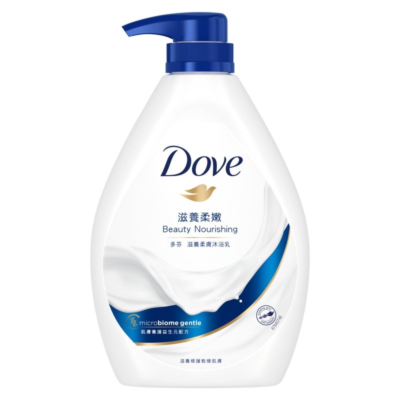 [原装进口]多芬(DOVE)沐浴露 薰衣草与洋甘菊滋养美肤沐浴乳1000g 港版