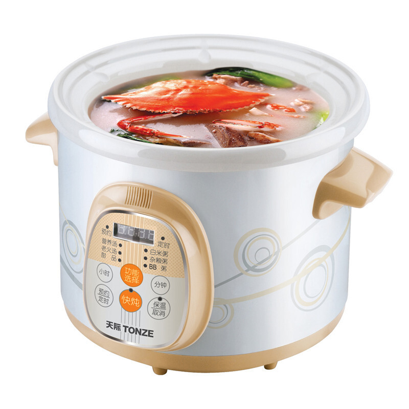 天际电炖炖锅DGD30-30AWD家用煮粥神器煲汤锅电用多功能全自动智能陶瓷养生锅电炖锅 电炖盅白陶瓷智能预约煮粥煲汤锅