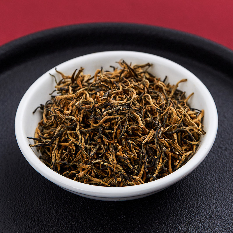 八马茶叶 金索红系列1000 武夷金骏眉红茶 礼盒装160g