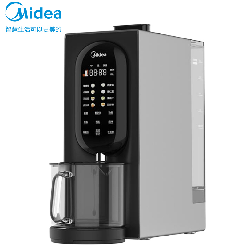 美的(Midea)MJ-M100破壁机家用轻音免手洗多功能全自动智能预约料理豆浆果汁机榨汁母婴辅食机(线下同款)