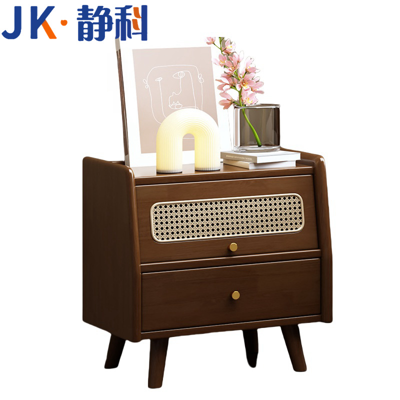静科实木床头柜高清大图