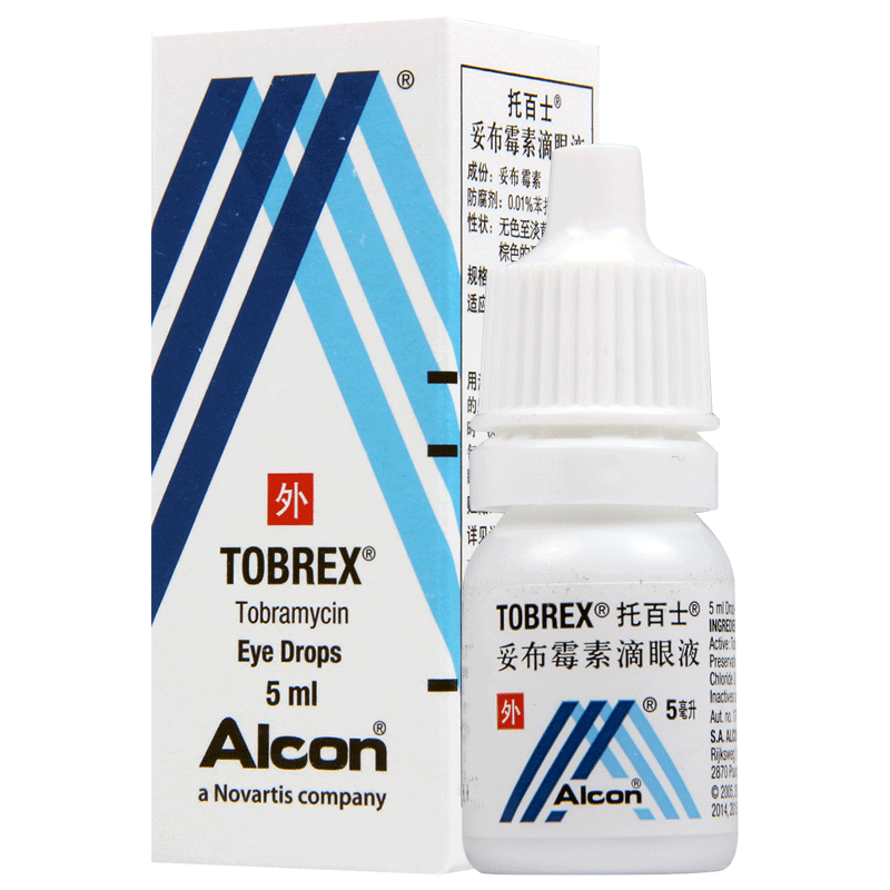 托百士 妥布霉素滴眼液 5ml*1支/盒高清大图
