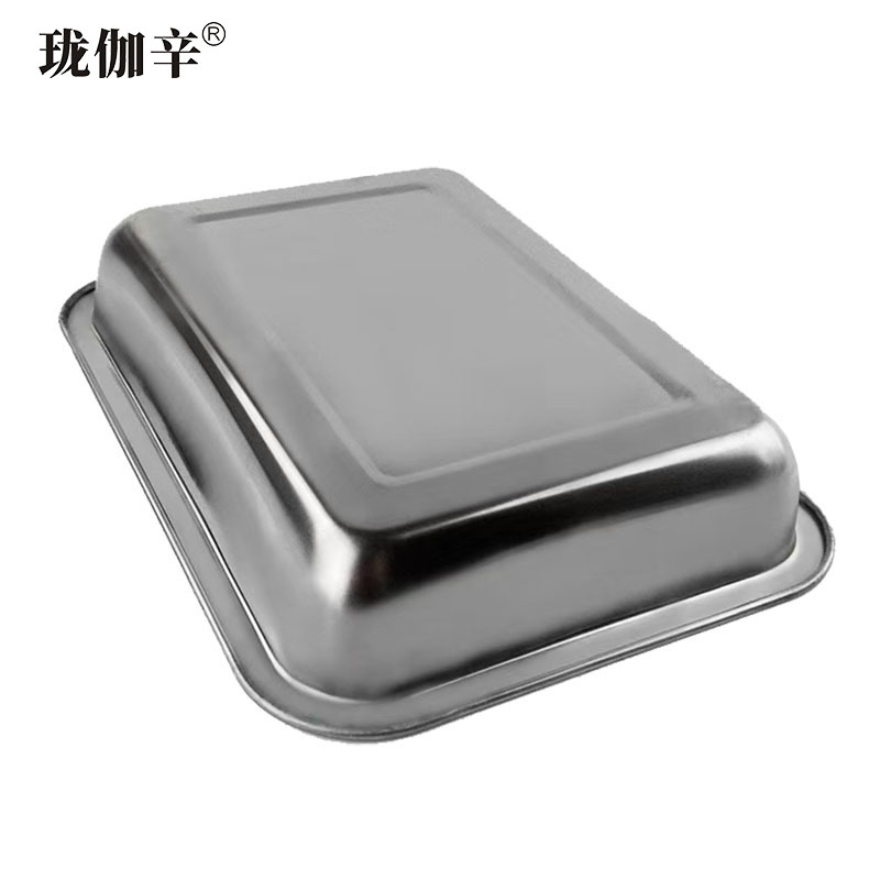 珑伽辛 特厚不锈钢无磁方盘 60*40*4.8cm/个高清大图