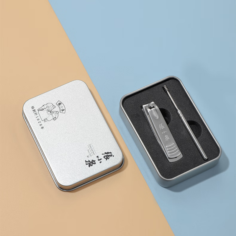 张小泉修甲套装修剪指甲刀家用修脚美甲工具不锈钢美甲套装 逍遥套装二件套 H41540100高清大图