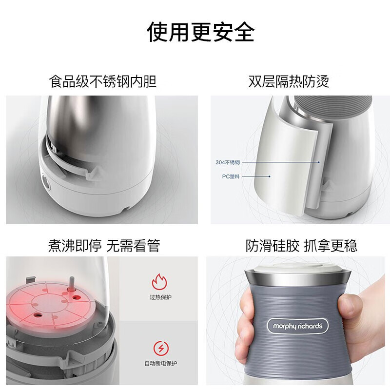 摩飞 便携式电热水壶MR6090 (单位:个)高清大图