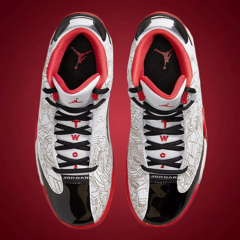 nike耐克air jordan dub zero aj4黑红镭射男子篮球鞋311046-160