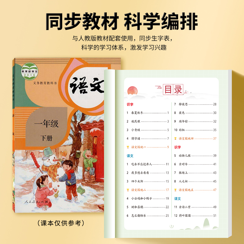 二年级下册❤️二类字字帖 [正版]天圆地方中国字二类字字帖一二三四五年级下册语文同步练字帖人教版1-6年级下册小学生语文高清大图