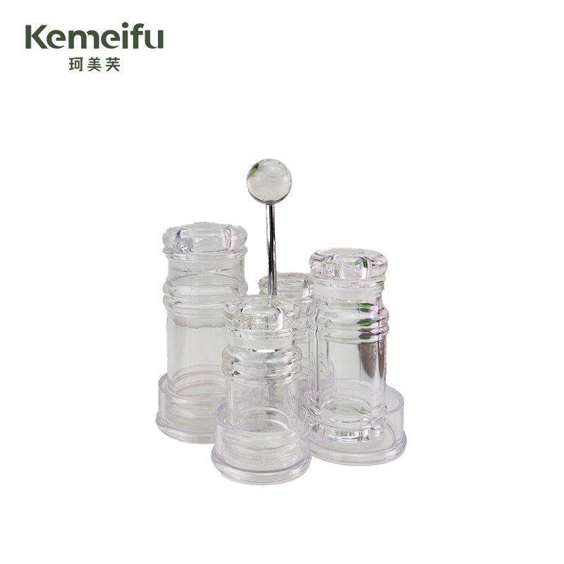 珂美芙 透明亚克力油瓶味瓶 四件套 套