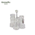 珂美芙 透明亚克力油瓶味瓶 四件套 套