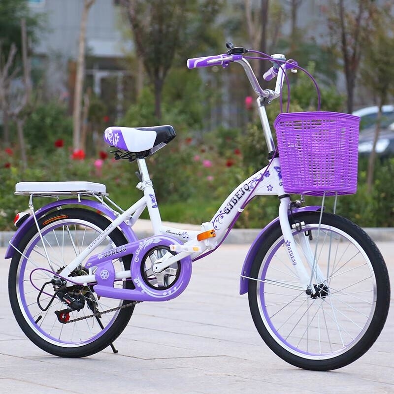 可折叠自行车24寸22寸20寸男女童适用轻便出行选择高清大图