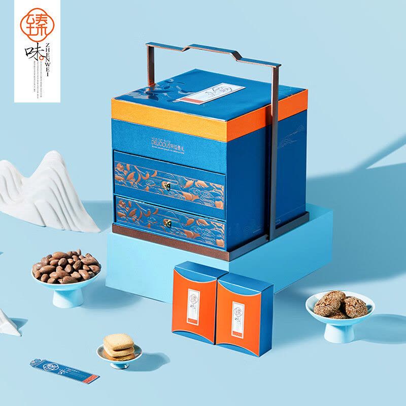 臻味 宋廷皇礼坚果礼盒 2.306kg 盒图片
