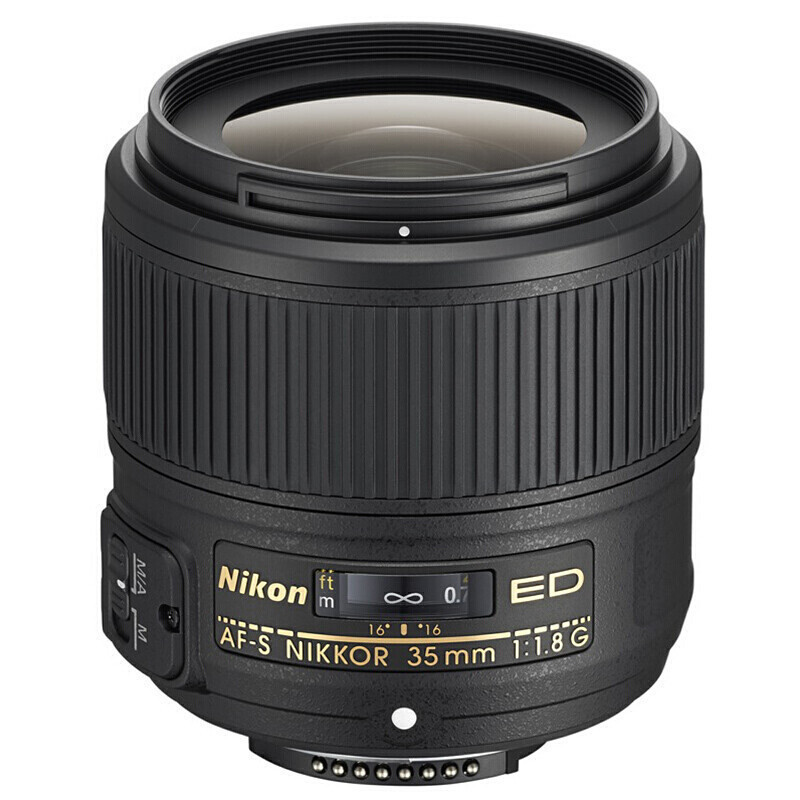 尼康/Nikon AF-S尼克尔35mm f/1.8G ED 全画幅单反广角定焦镜头 大光圈人像镜头 58mm 尼康卡口