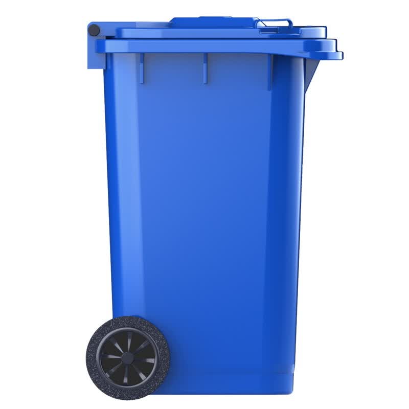 科力邦(Kelibang) KB5102-240L 户外垃圾桶 大号加厚240L新国标分类带盖商用 蓝色 可回收 1个高清大图