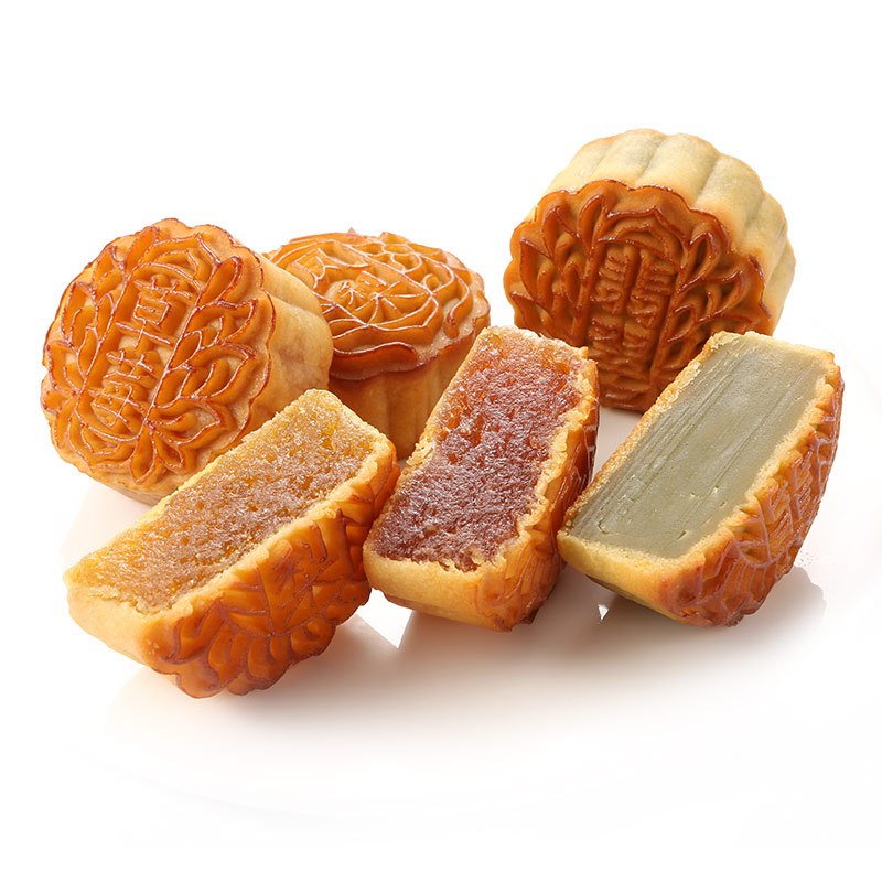 宏远 广东 广式月饼 水果迷你 中秋月饼礼盒 450g 豪华铁盒装