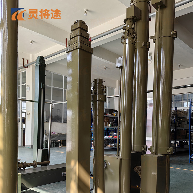 灵将途 可车载移动快装 10米手电一体升降杆避雷针 LJT-A356-SDYT10高清大图